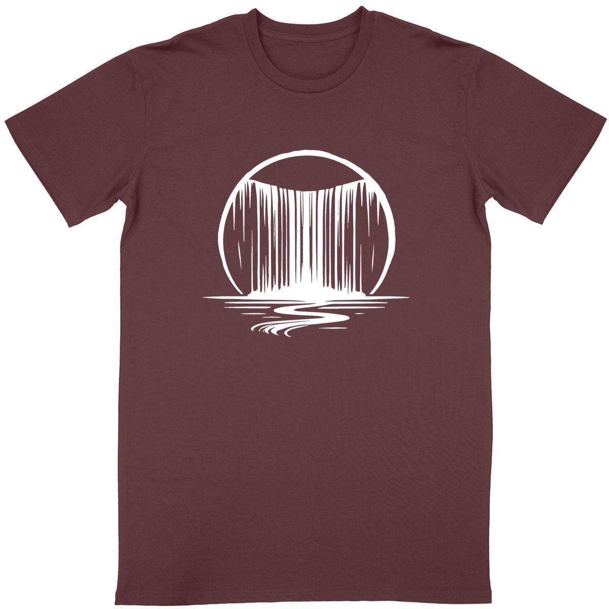 T-shirt Unisexe Cascade Infinie. 100% coton en conversion biologique