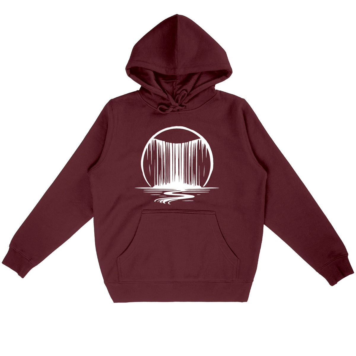 Sweat à capuche Unisexe Premium Cascade Infinie