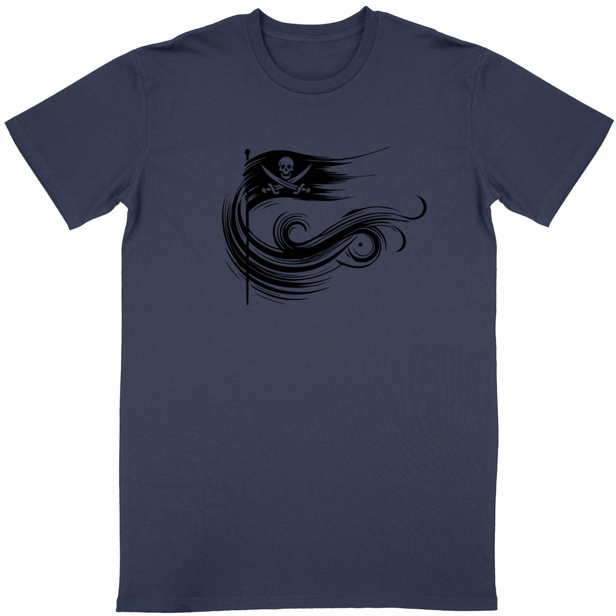 T-shirt Unisexe Liberté Pirate. 100% coton en conversion biologique