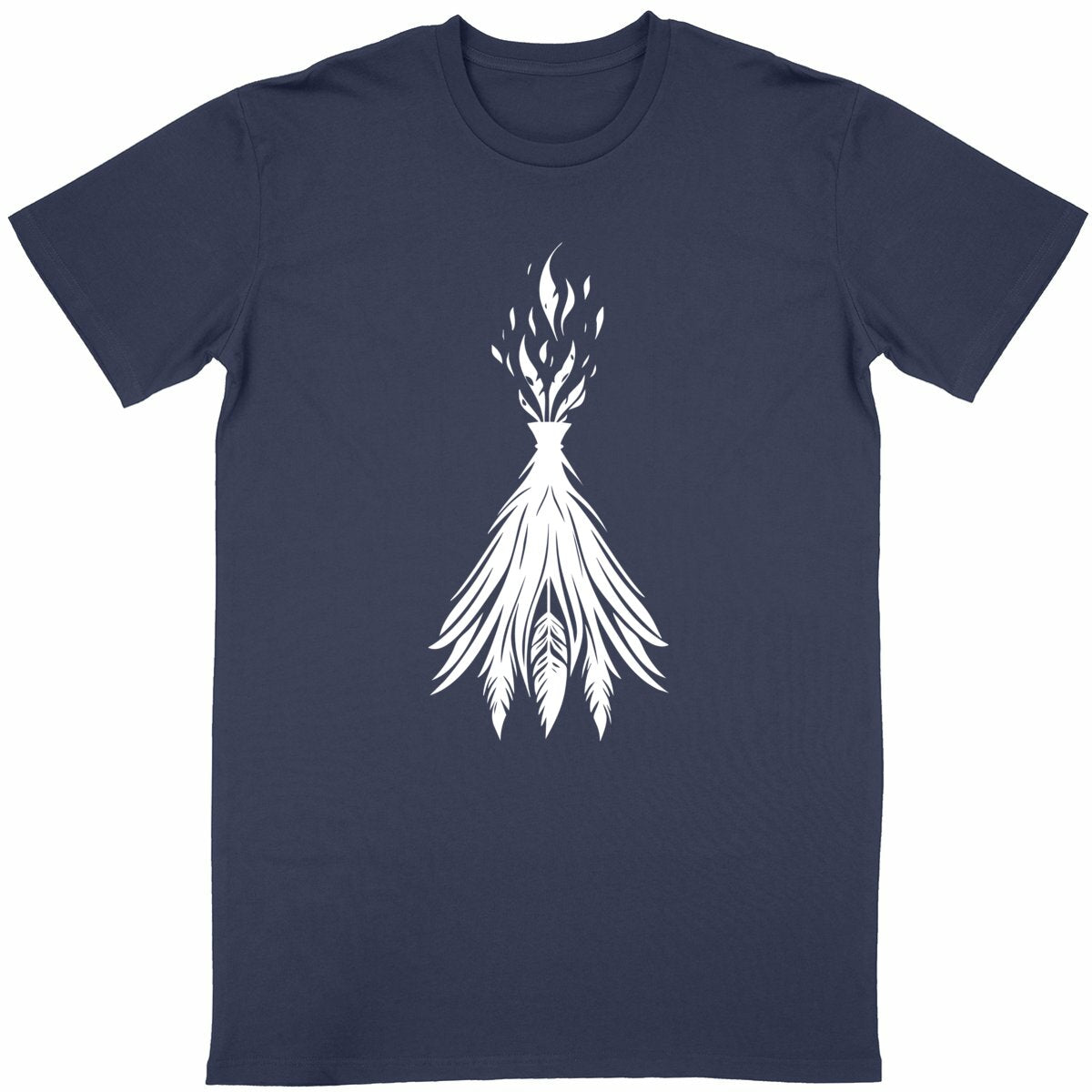 T-shirt Unisexe Volcan Sacré. 100% coton en conversion biologique