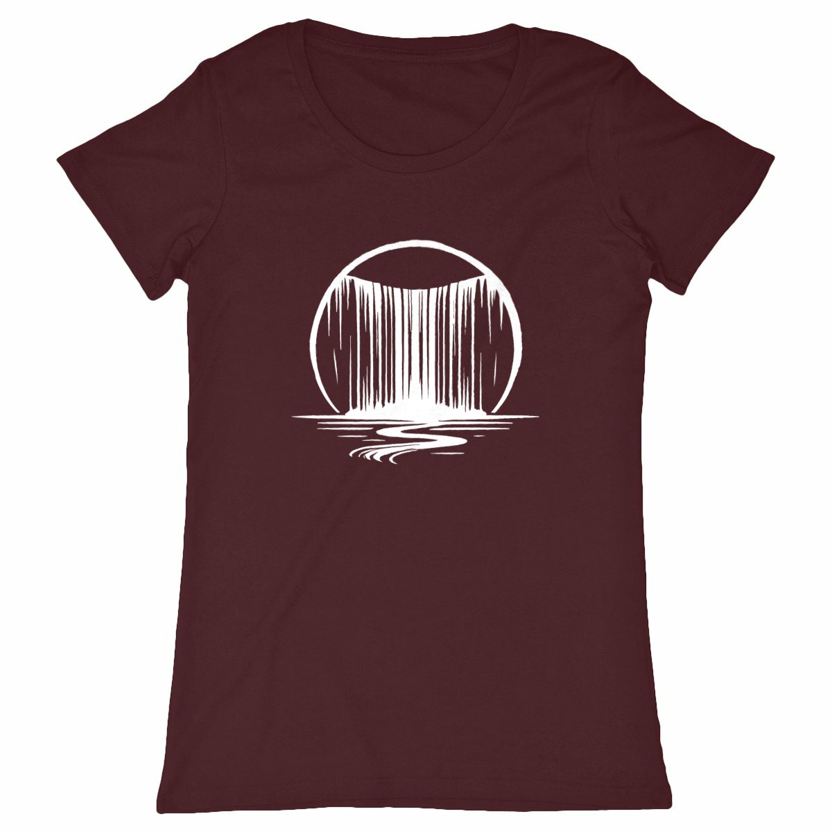 T-shirt Femme Cascade Infinie - 100% Conversion biologique