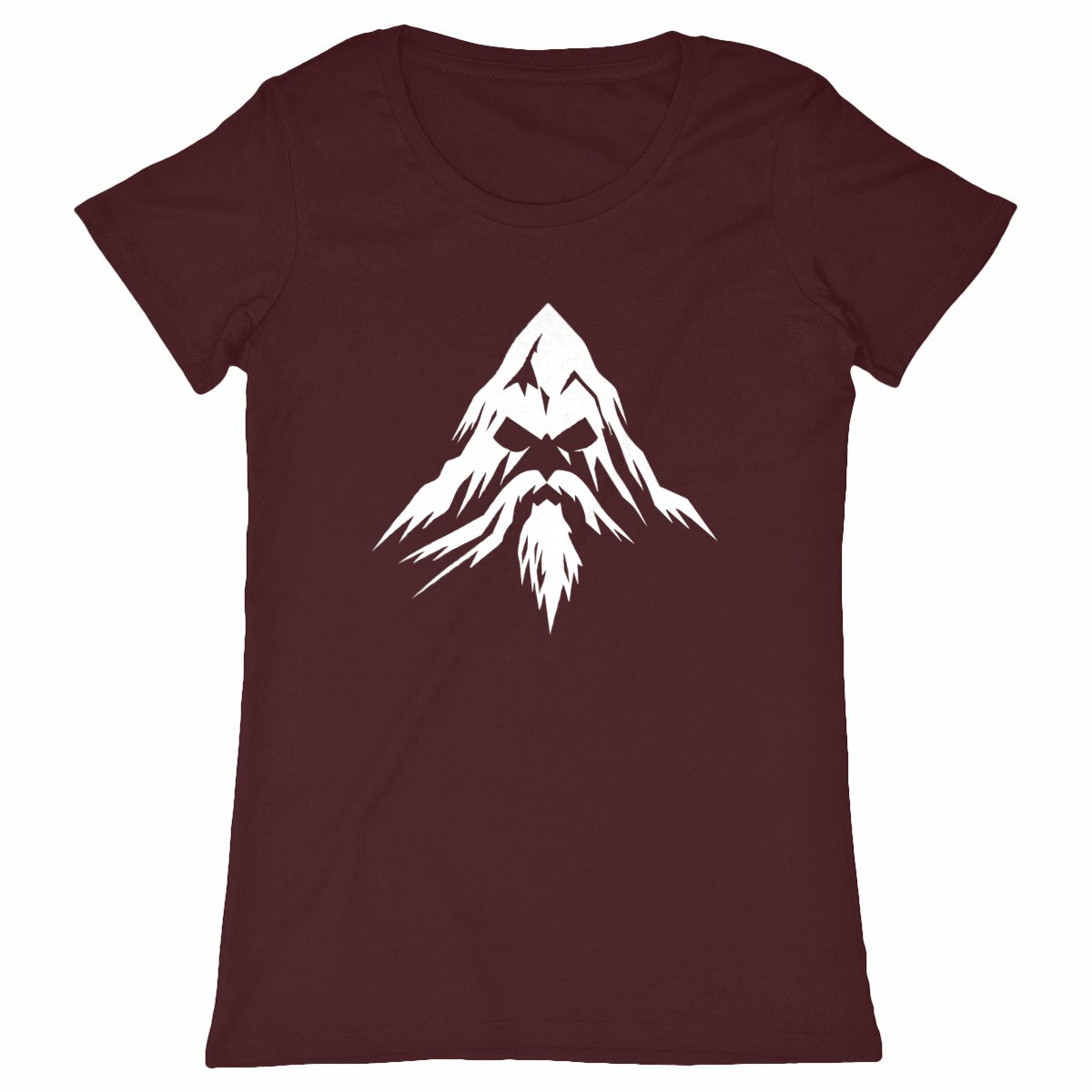 T-shirt Femme Montagne des Ancêtres . 100% coton en conversion biologique