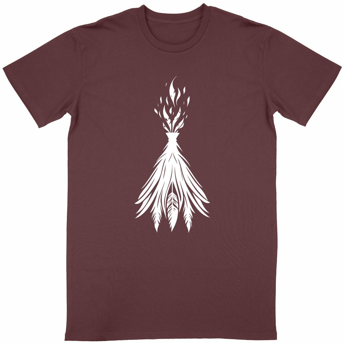 T-shirt Unisexe Volcan Sacré. 100% coton en conversion biologique