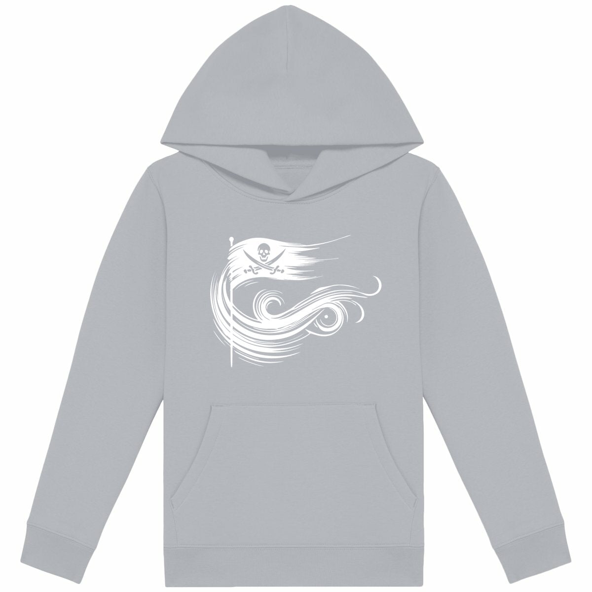 Sweat à capuche Enfant Liberté Pirate blanc - Premium
