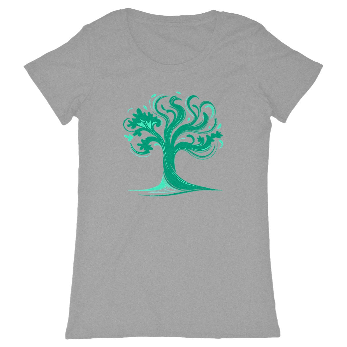 T-shirt Femme Force Tranquille . 100% coton en conversion biologique