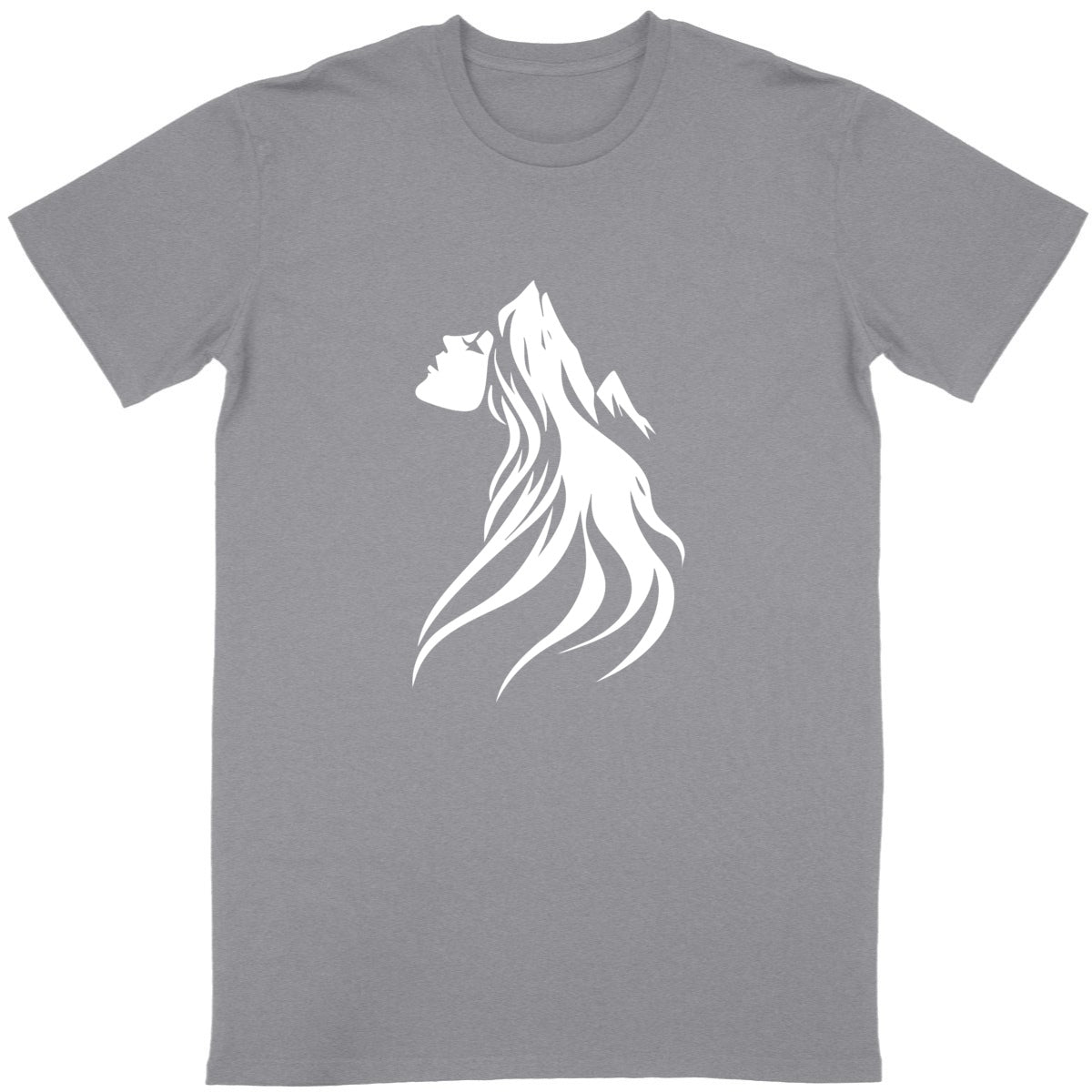 T-shirt Unisexe La Gardienne des Montagnes. 100% coton en conversion biologique