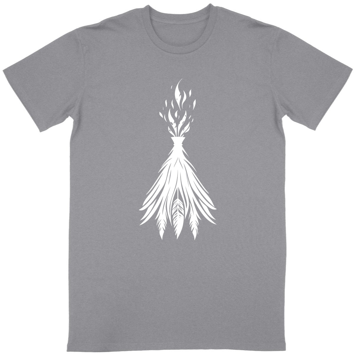 T-shirt Unisexe Volcan Sacré. 100% coton en conversion biologique