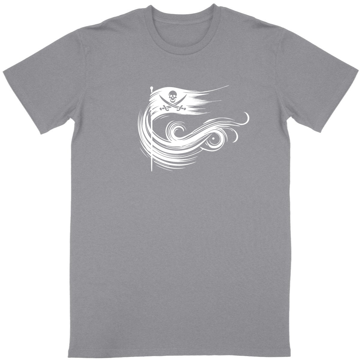 T-shirt Unisexe Liberté Pirate. 100% coton en conversion biologique