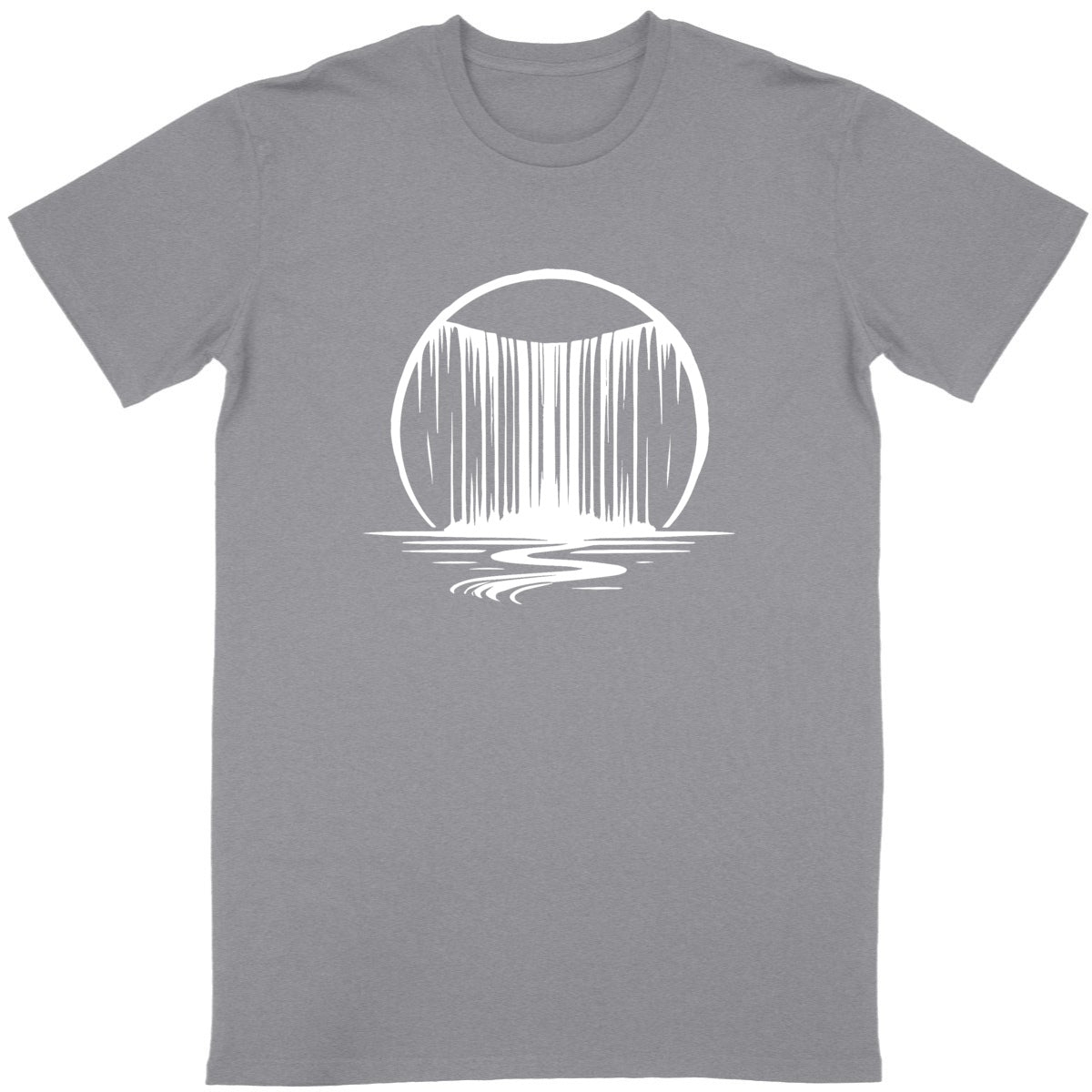 T-shirt Unisexe Cascade Infinie. 100% coton en conversion biologique