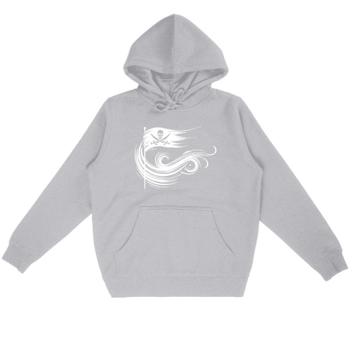 Sweat à capuche Unisexe Premium Liberté Pirate blanc