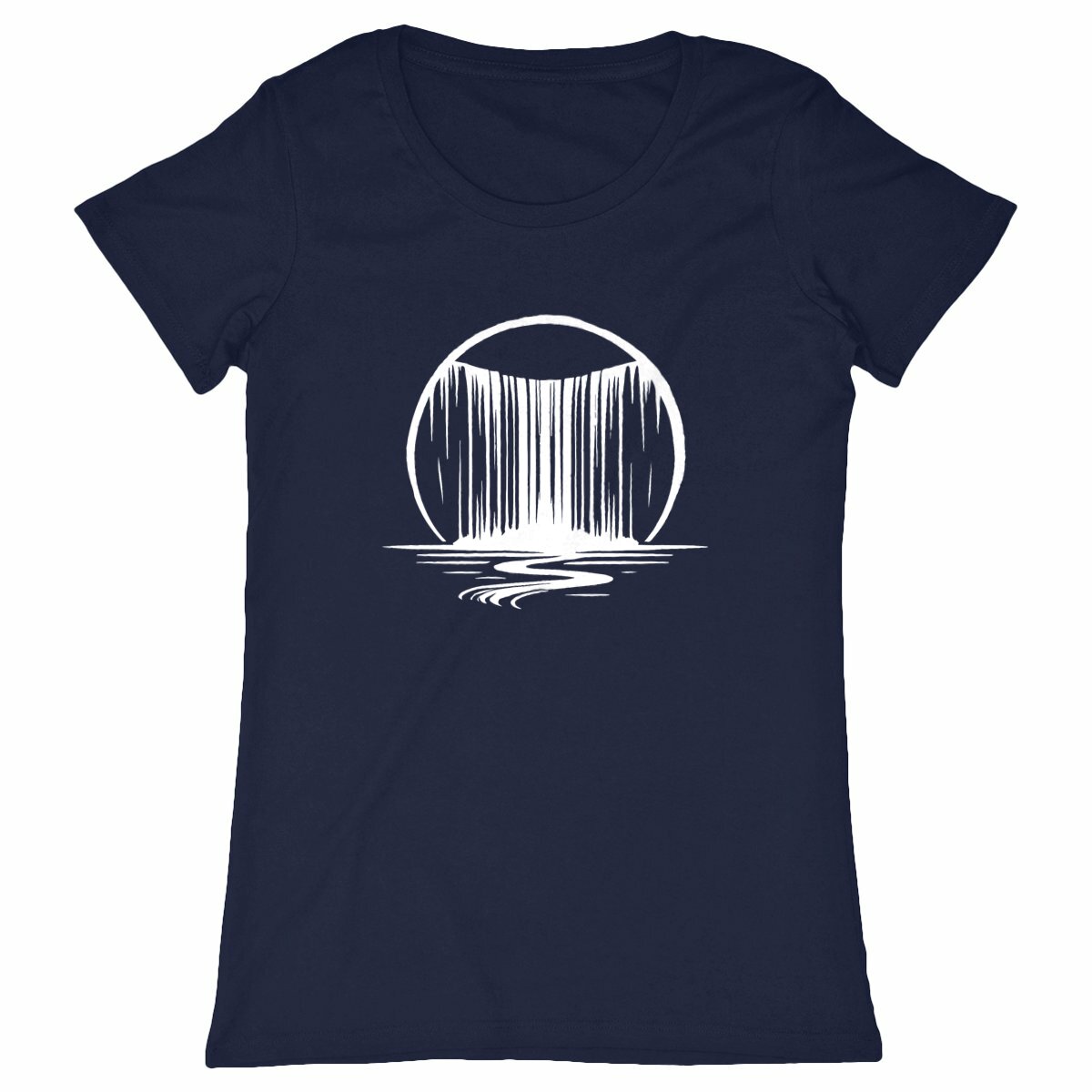 T-shirt Femme Cascade Infinie - 100% Conversion biologique