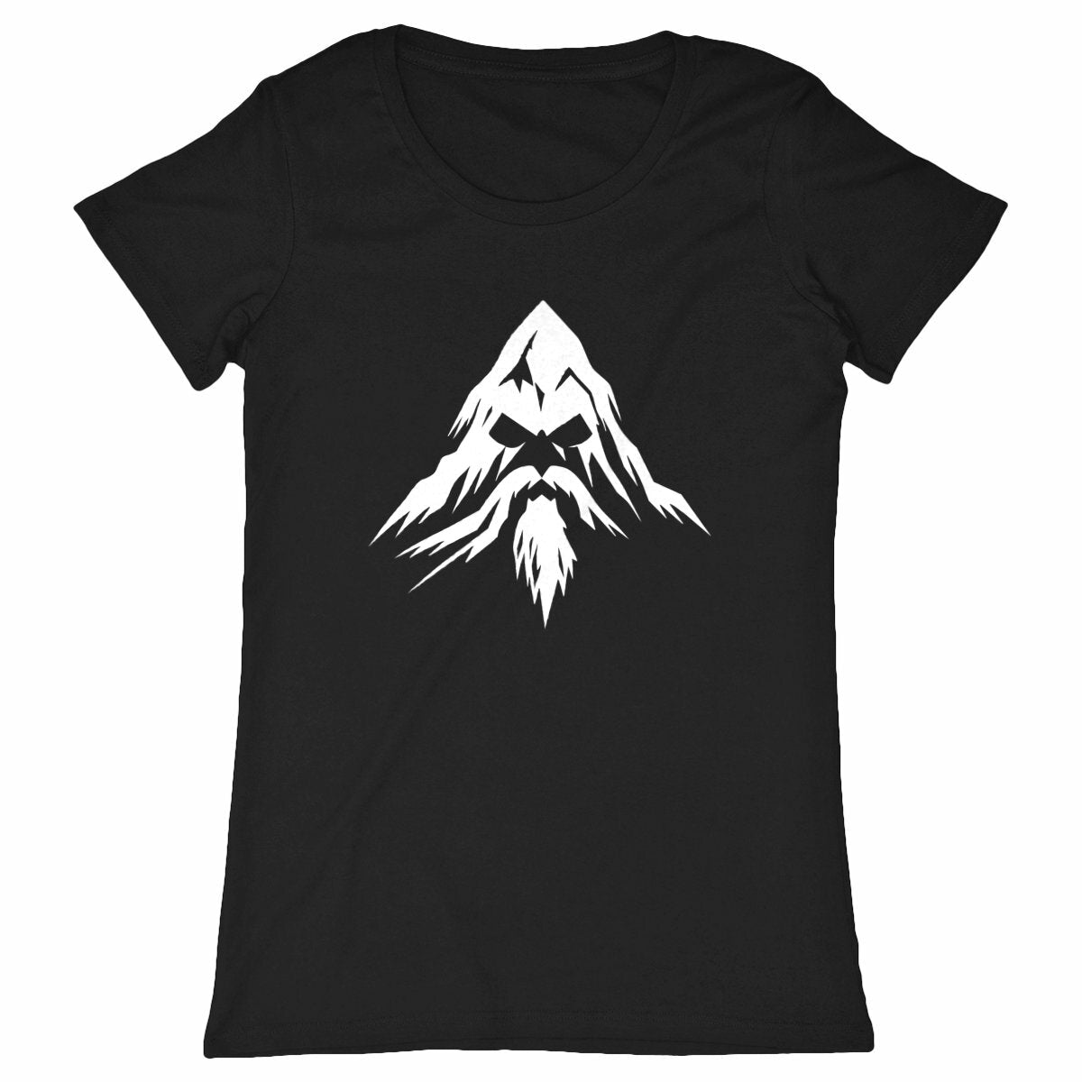 T-shirt Femme Montagne des Ancêtres . 100% coton en conversion biologique