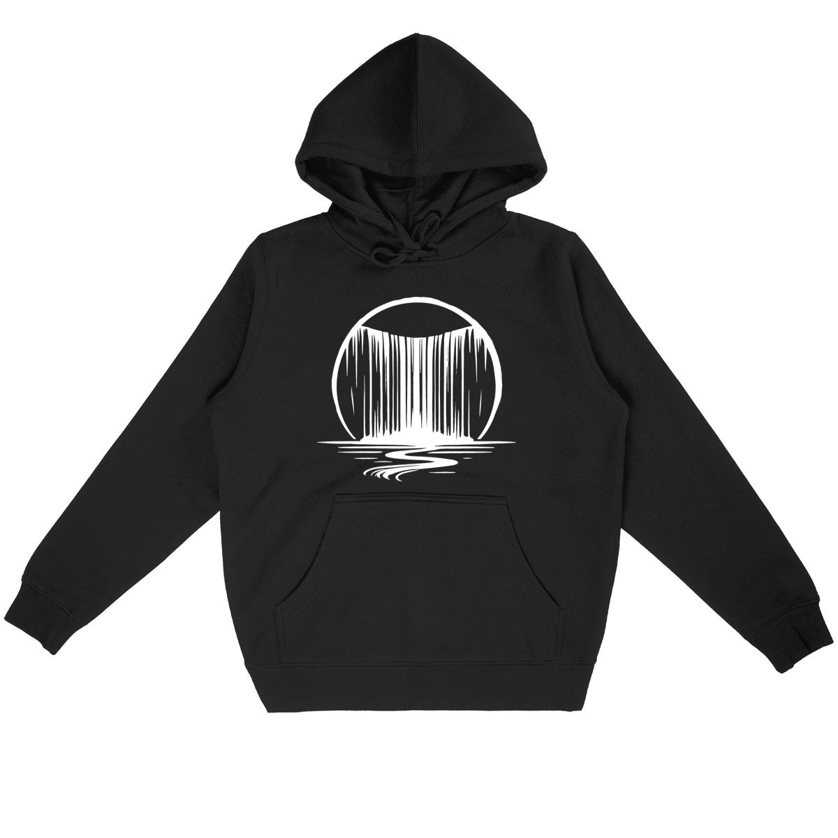 Sweat à capuche Unisexe Premium Cascade Infinie