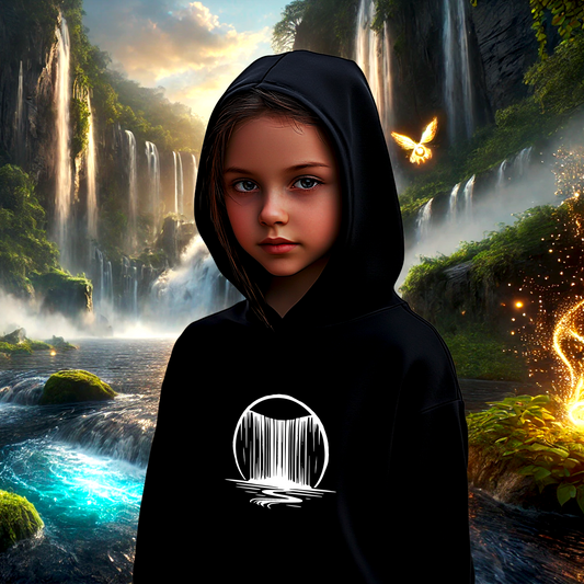 Sweat à capuche Enfant La Cascade Éternelle
