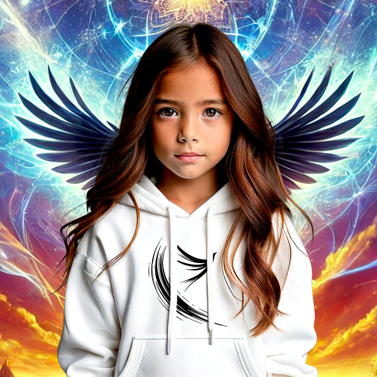 Sweat à capuche Enfant L’Envol des Âmes Libres