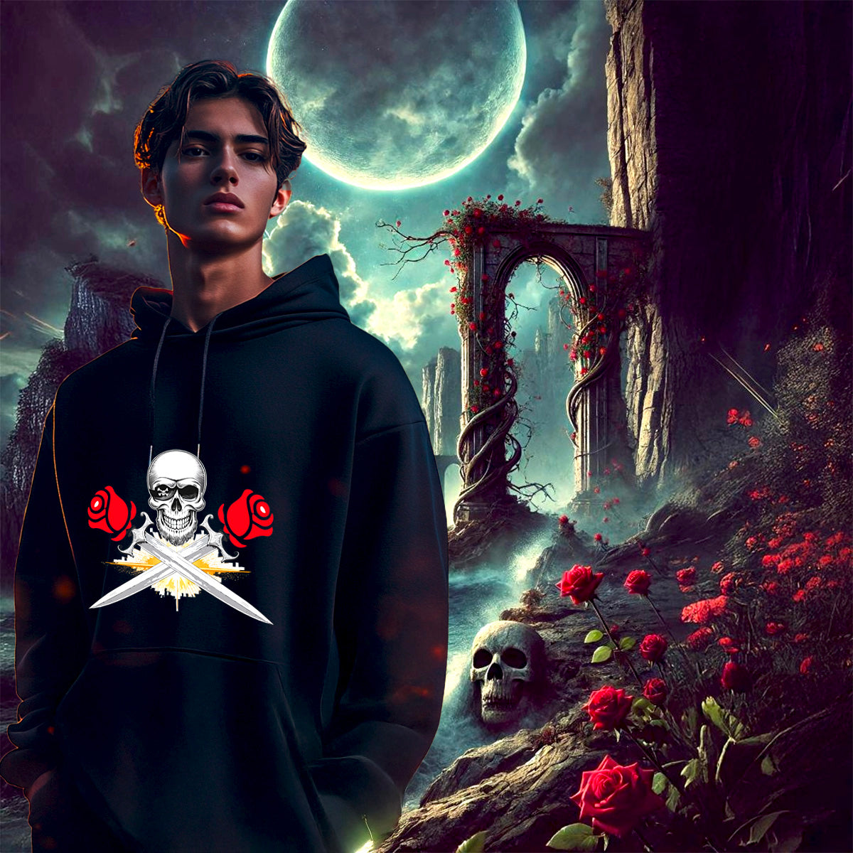 Sweat à capuche Unisexe Les Gardiens des Âmes Rebelles