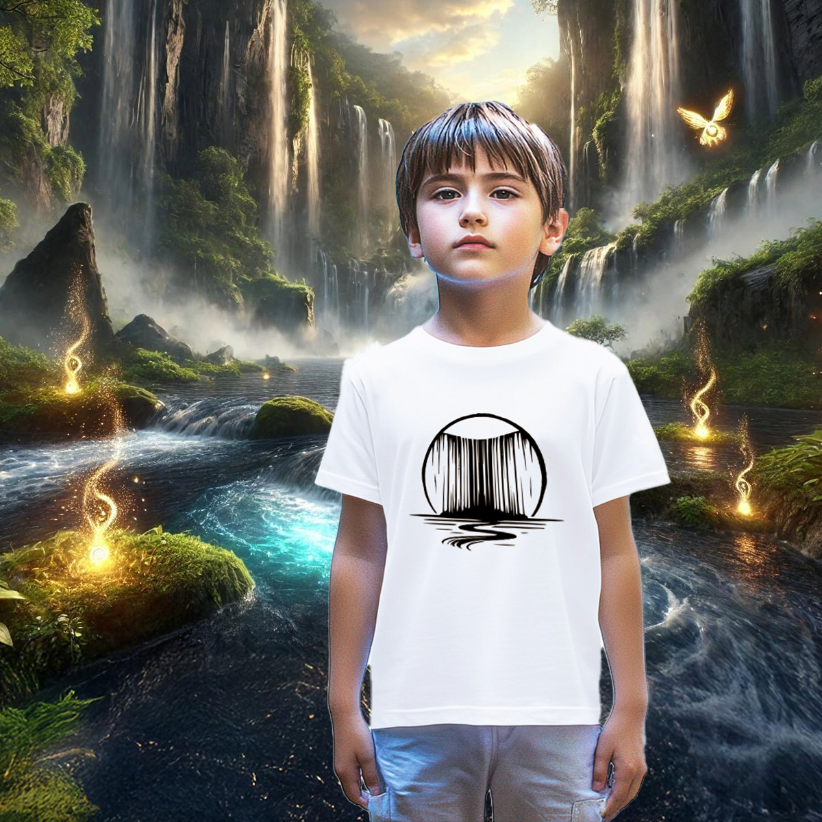T-shirt Enfant La Cascade Éternelle