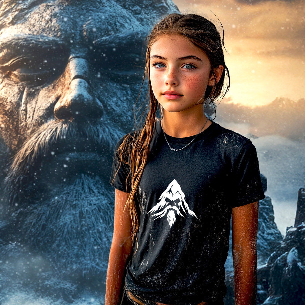 T-shirt Enfant Montagne Des Ancêtres