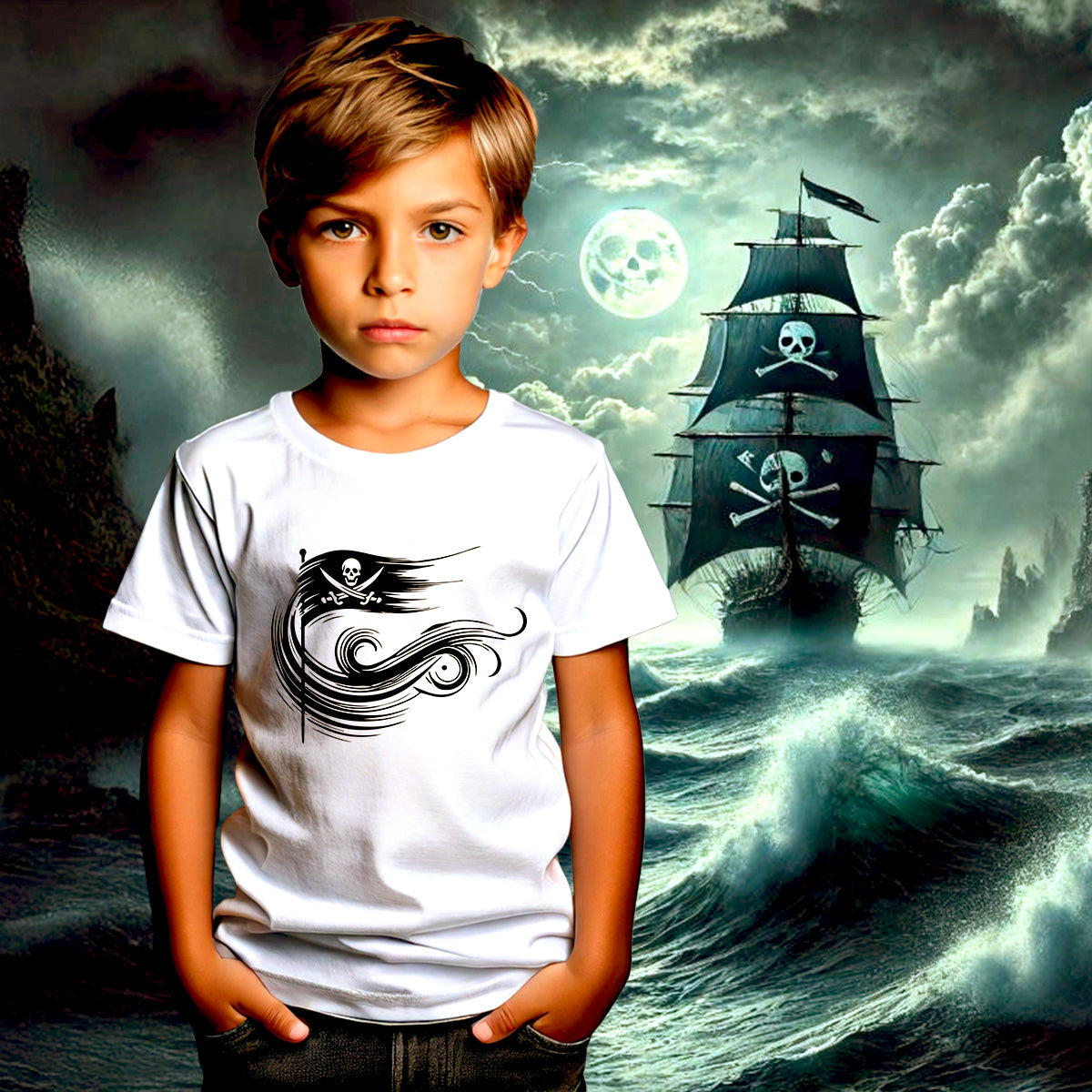 T-shirt Enfant Le Serment des Âmes Pirates