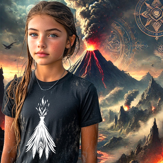 T-shirt Enfant Volcan Sacré