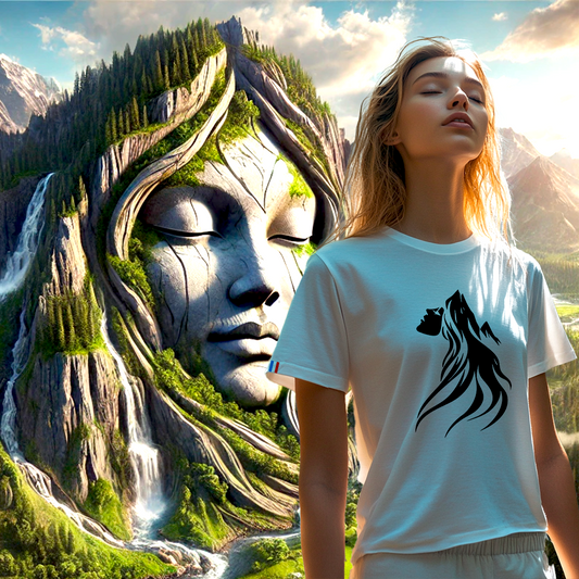 T-shirt Femme Made in France La Gardienne des Montagnes