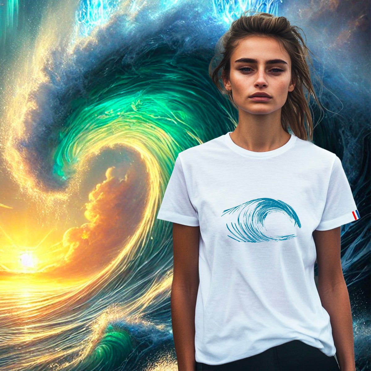 T-shirt Femme Made in France Les Gardiens Des Océans Sauvages