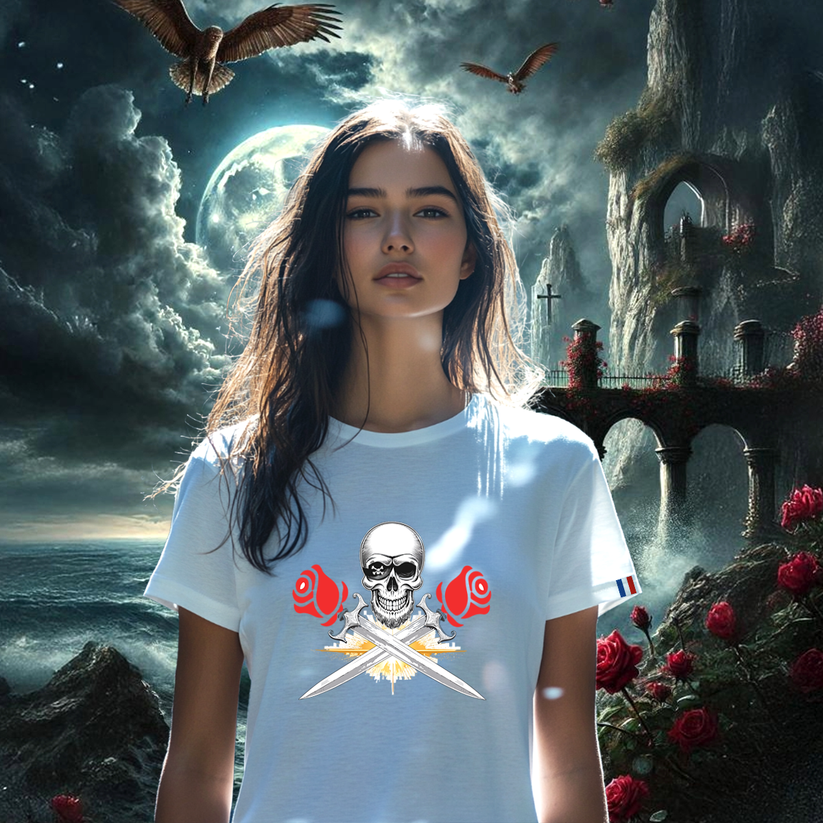 T-shirt Femme Made in France Les Gardiens des Âmes Rebelles