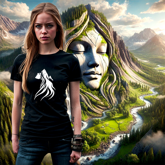 T-shirt Femme La Gardienne des Montagnes - 100% Conversion biologique