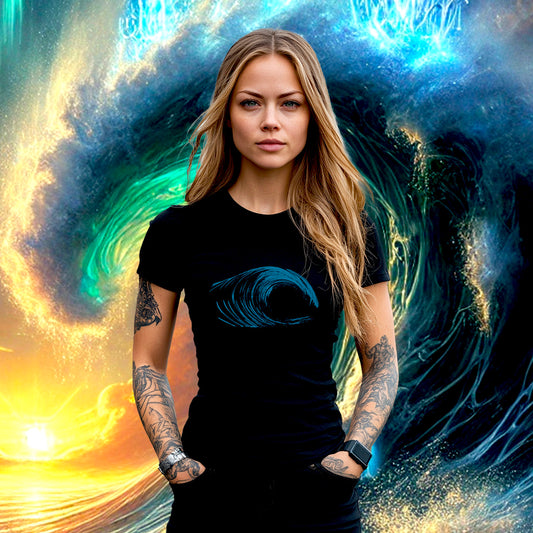 T-shirt Femme Les Gardiens Des Océans Sauvages. 100% coton en conversion biologique