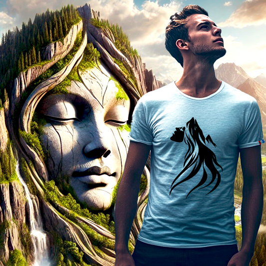 T-shirt Homme Made in France La Gardienne des Montagnes