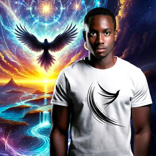 T-shirt Unisexe L’Envol des Âmes Libres. 100% coton en conversion biologique