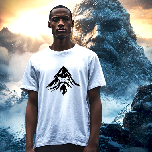 T-shirt Unisexe Montagne des Ancêtres. 100% coton en conversion biologique