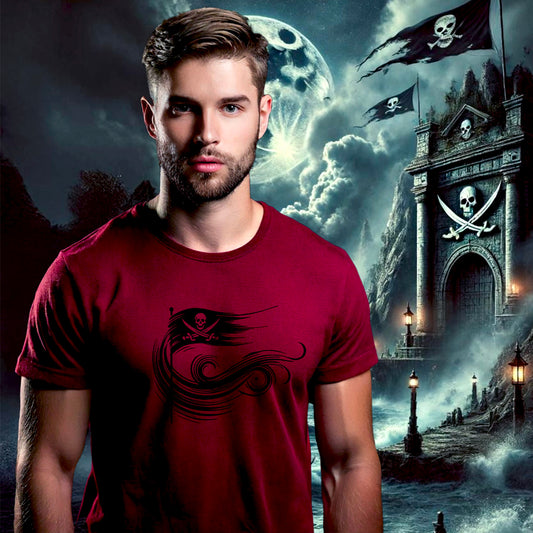 T-shirt Unisexe Le Serment des Âmes Pirates. 100% coton en conversion biologique